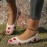 Women's Heart Print Mesh Flast, Knitted Lightweight Soft Sole Casual Ballets, Breathable Low-top Valentine's Day Shoes